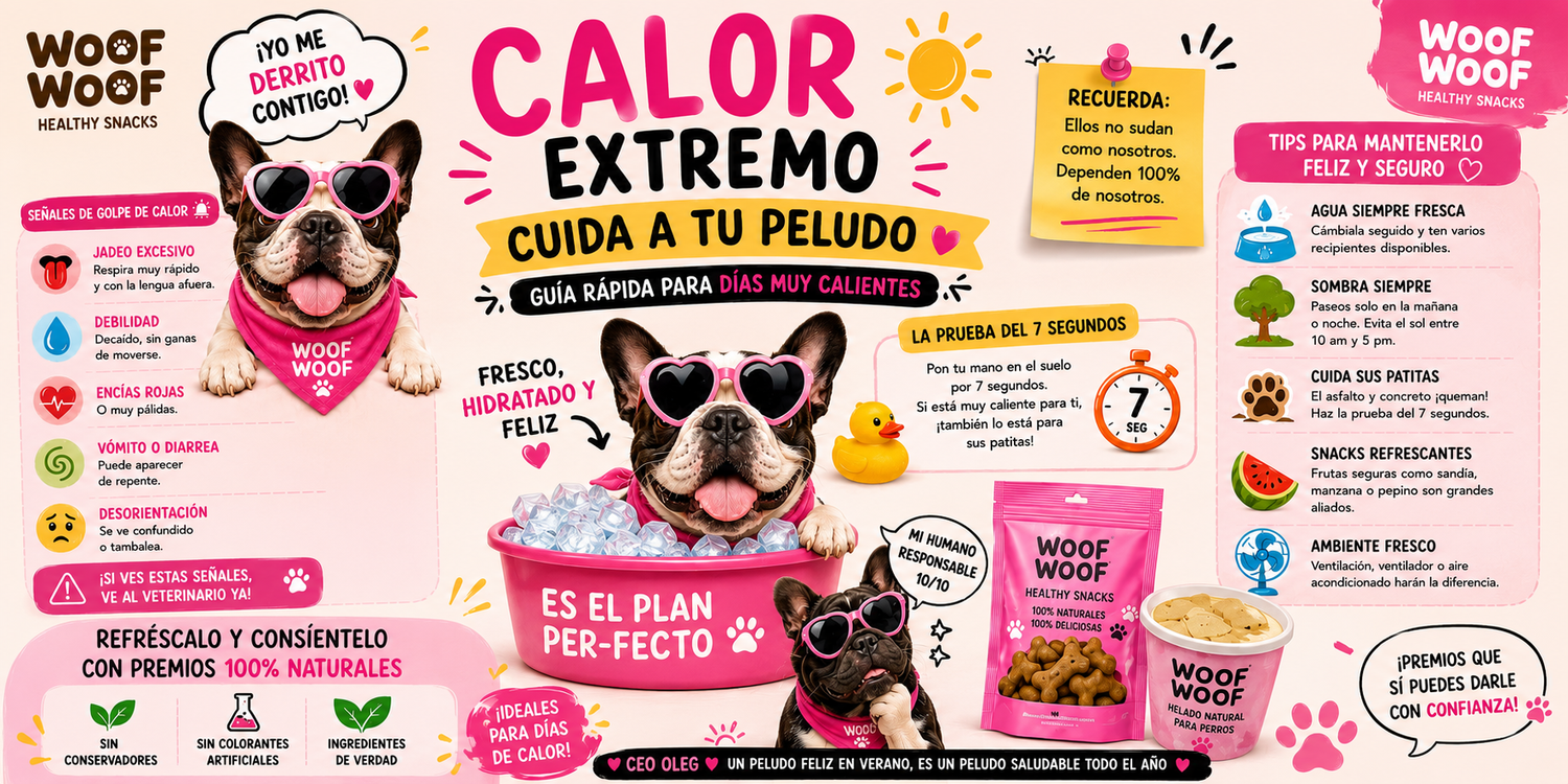 Calor extremo: guía rápida para cuidar a tu perro en días muy calientes